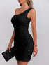 textured-single-shoulder-mini-dress OhSoStyled at Sophia's Style-6
